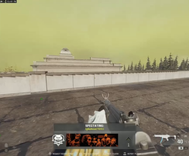 spectating the most sweatiest player in my game, potentially cheating idk