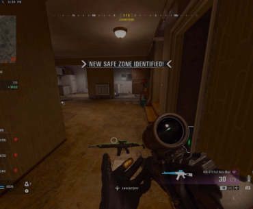Pretended to track someone through a wall with the squad watching, was shocked, called a cheater… perfect timing lol