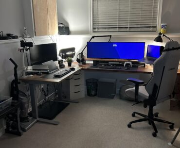 Got my dual work from home setup moved in today.