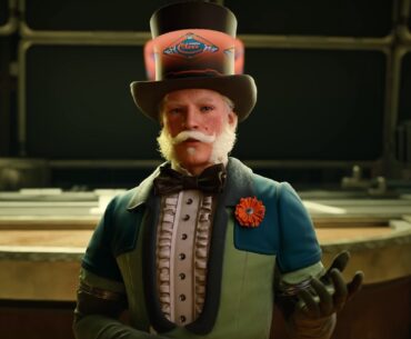 A businessman from The Outer Worlds 2 gameplay trailer.