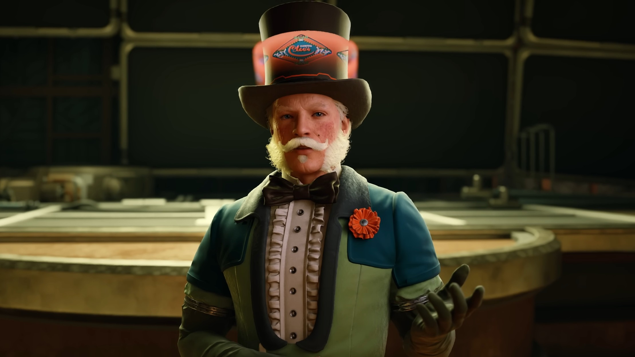 The Summer Game Fest 2025 showcase schedule and livestream roundup A businessman from The Outer Worlds 2 gameplay trailer.