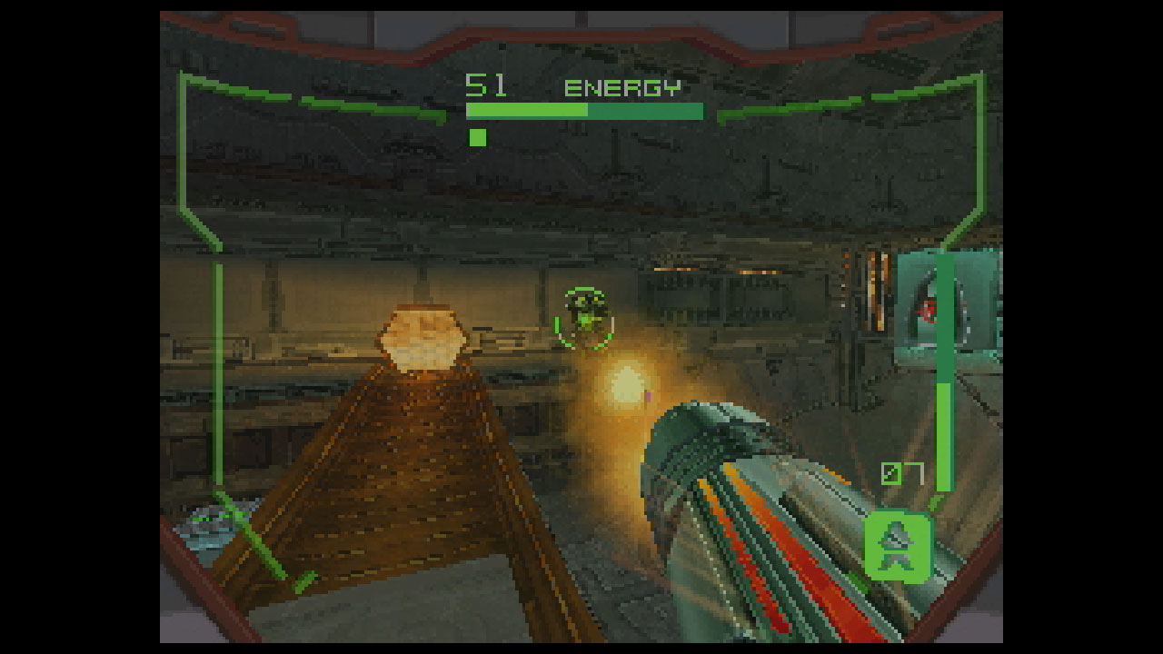 Screenshot from the video game Metroid Prime Hunters (2006).