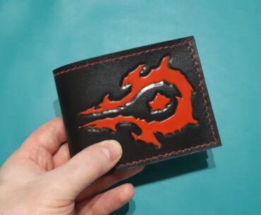 The wallet I made for my Warcraft pal