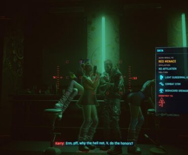 why does she have all that? why does she have biohazard grenades?
