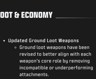 Ground loot
