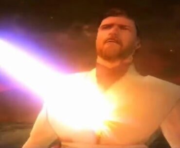 In the Xbox/PS2 versions of 'Revenge of the Sith' (2005) by LucasArts, players can unlock an alternate ending where Anakin defeats Obi-Wan on Mustafar—then betrays and kills Sidious to become ruler of the galaxy