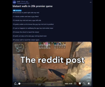 I just went full autist (no insult I probably am for real) after seeing another "blatant waller" post. This just shows that a lot of people here don't know what cheats look like and the lie for no reason.