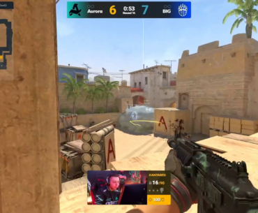 XANTARES dies to a smoke grenade