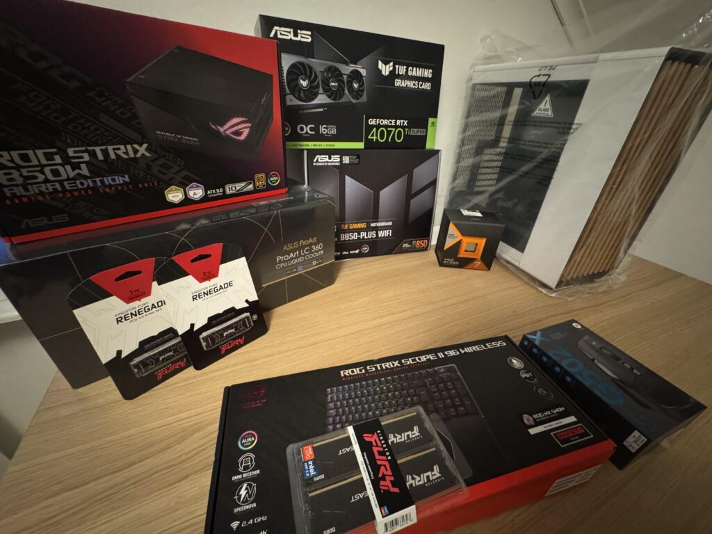 My first PC build and PC lol