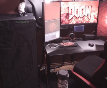 Put my PC's in a "grow tent" to exhaust the hellfire out of my window this summer.