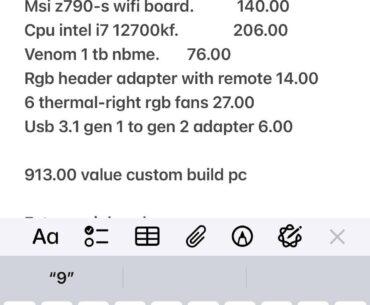 Custom build advice please ?