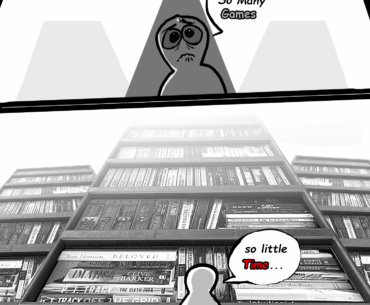Everytime I look through my library.