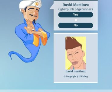 My guy, i don't think that's David
