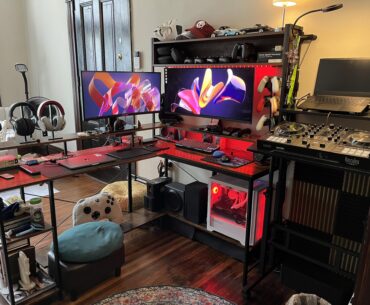 Wife Approved Living Room Battle Station