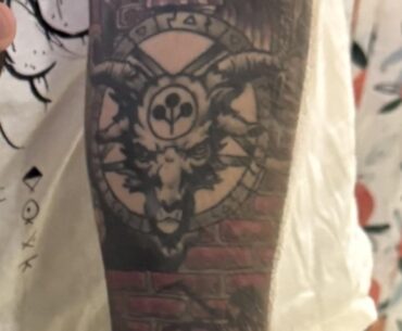 Cyberpunk tattoo fully healed.