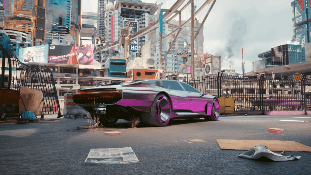 hello! does anyone know why some things become purple when i press "take photo" in photo mode?