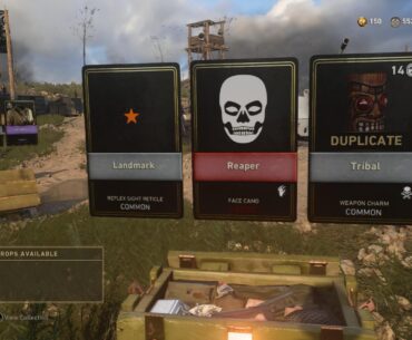 Today's Heroic drop. Finally the Reaper Face Camo. Still no Serpentine II.