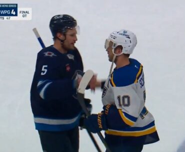 Schenn brothers share embrace in handshake line after Game 7