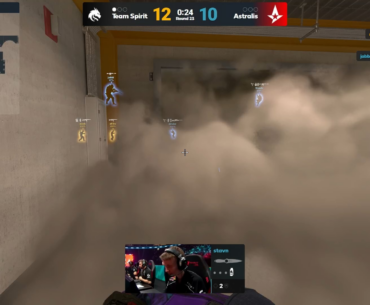 Donk insane 1v4 to close Map 2 against Astralis