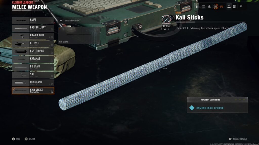 100K Kali Sticks