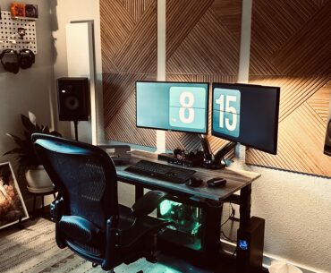 Moved to a new place. Had a chance to redo my setup a little bit.