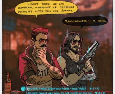 [OC] When your attributes aren't high enough to pass a dialogue check: