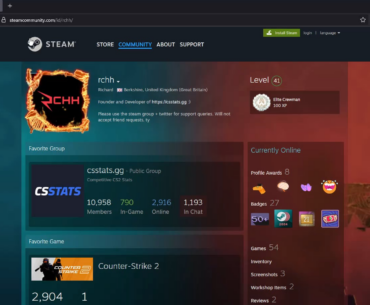 Can now use xsteamcommunity.com (just add an x infront of steam profiles) to look up player profiles on csstats