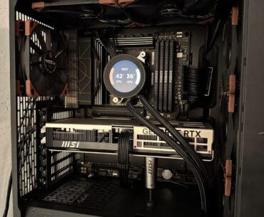 PC too dark with glass side panel on.