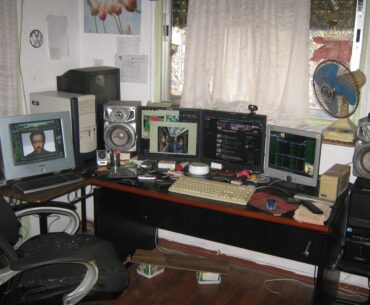 main setup in the computer room