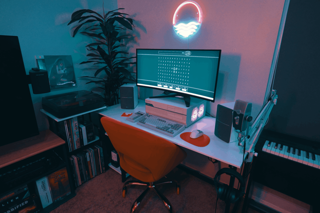 My retro/vaporwave inspired setup