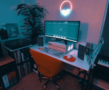 My retro/vaporwave inspired setup
