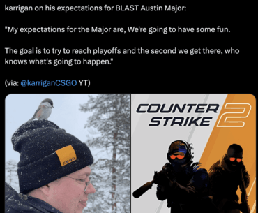 karrigan's expectations for the Austin major from his recent YT vid touring the FaZe office in Texas