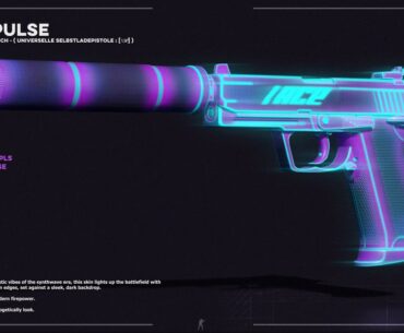 USP-S | NEON PULSE on #CS2 steamworkshop