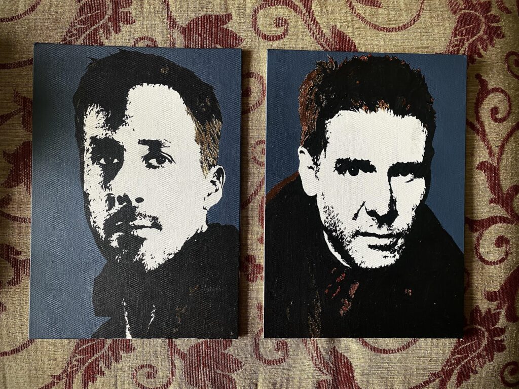 Couple of acrylic portraits I finished yesterday of Officer K & Rick Deckard. Thought you guys would like them 👍