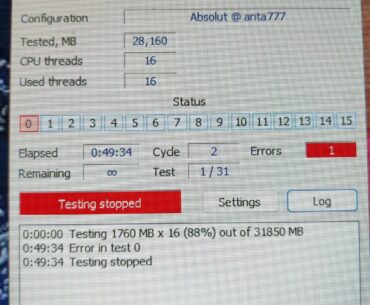 Ryzen 7 7700, 6000MHz EXPO not stable even with 1.3 volts on the SoC