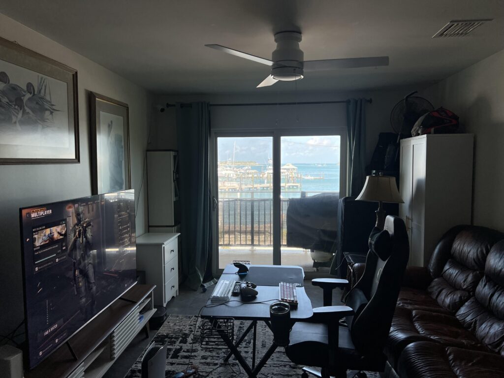 Bought a condo, tight on space but making it work and got a nice view.
