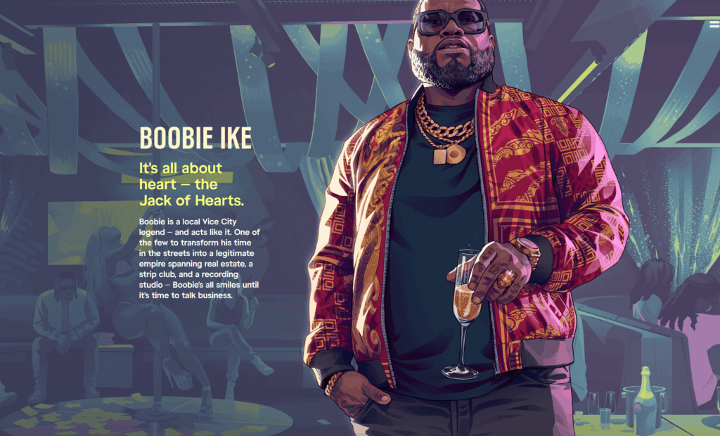 From the new GTA 6 screenshots, does this dude remind any of y'all of a certain character from Cyberpunk, or is it really just me?