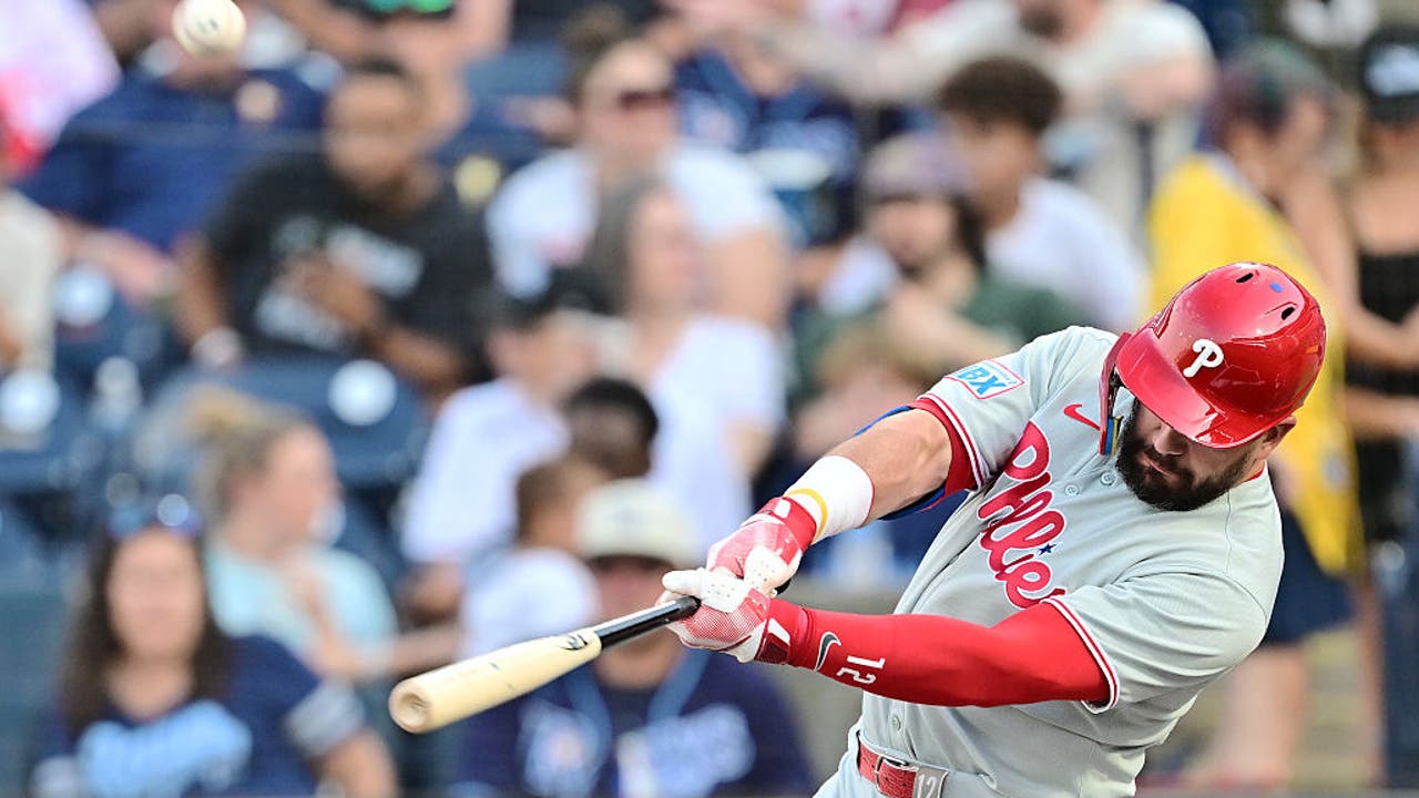 Schwarber’s 45-game on-base streak for Phillies is longest in the majors since 2023 Schwarber's 45-game on-base streak for Phillies is longest in the majors since 2023