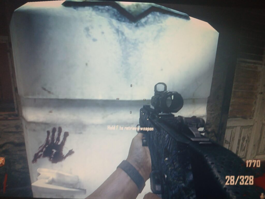 Went back to bo2 and found this in the fridge