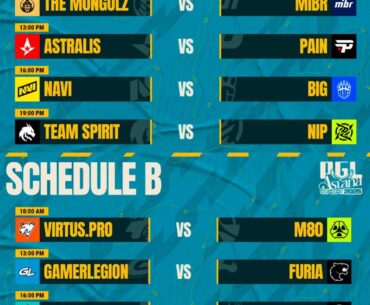 Tomorrow matches PGL Astana