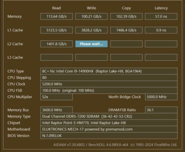 My last results with XMG Neo 17 E24 (premamod powered😁)