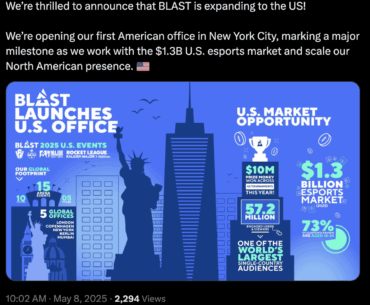 BLAST expands to the US, opening an office in NYC