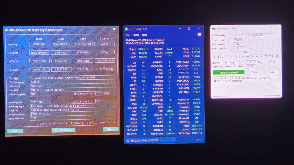 Is this good? 9600x 58.5ns aida64 latency