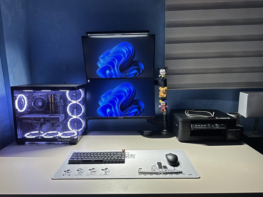 Final setup ... for the moment