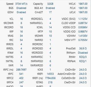 Can I improve the timings?If yes, can I get rid of Geardown mode ?