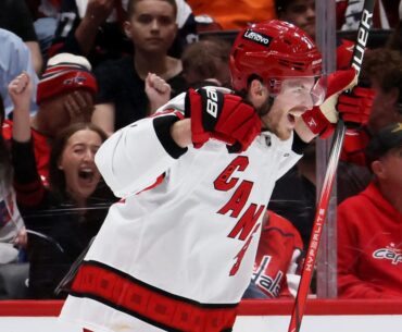 Svechnikov scores late in 3rd period, Hurricanes edge Capitals in Game 5 to reach Eastern Final