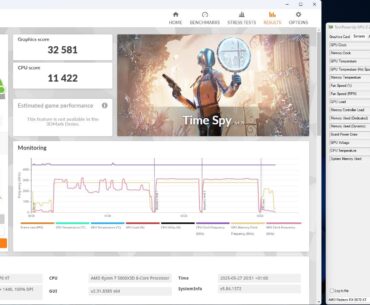 Is this graph normal for a stable GPU on Fire Strike benchmark?