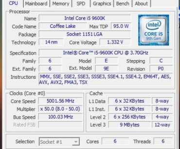 I5 9600K - looking for feedback
