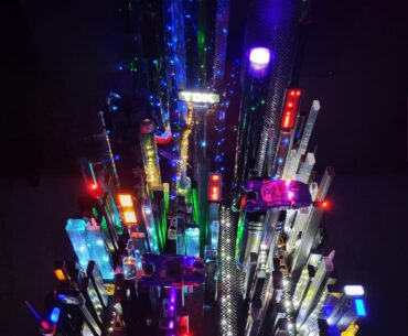 Spinners Over The City II (My Unfinished Office Diorama)