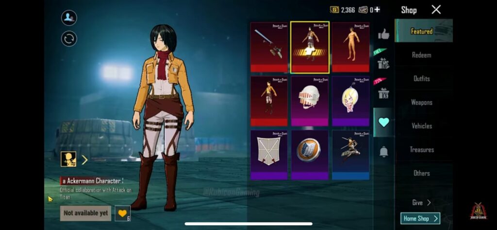 You can turn cell shading on for the new attack on titan skins! Thats sick